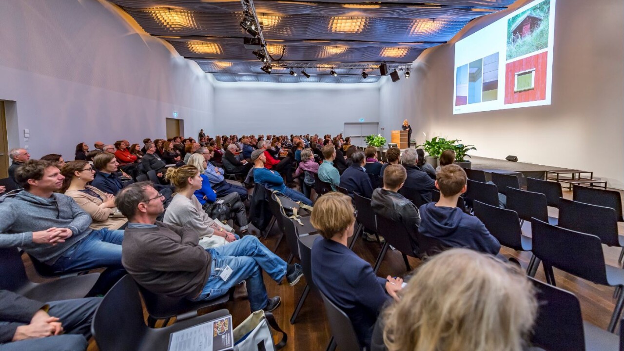 Das Architektur-Symposium – im Bild 2018 – liefert spannende Impulse für Architektinnen und Architekten.